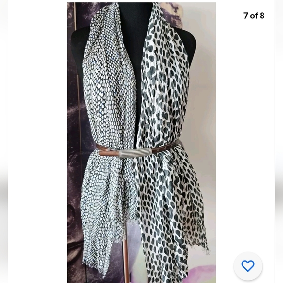 VICENZA Women's Size 28 Brown Belt w/ Silver Tone Buckle - Picture 6 of 6